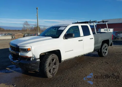 2016 Chevrolet Silverado 1500 Custom из США, поврежденный, VIN 1GCVKPEC8GZ372767